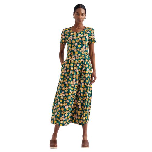 Seasalt Cornwall S/S Veronica Dress - Marigold Meadow Inkwell